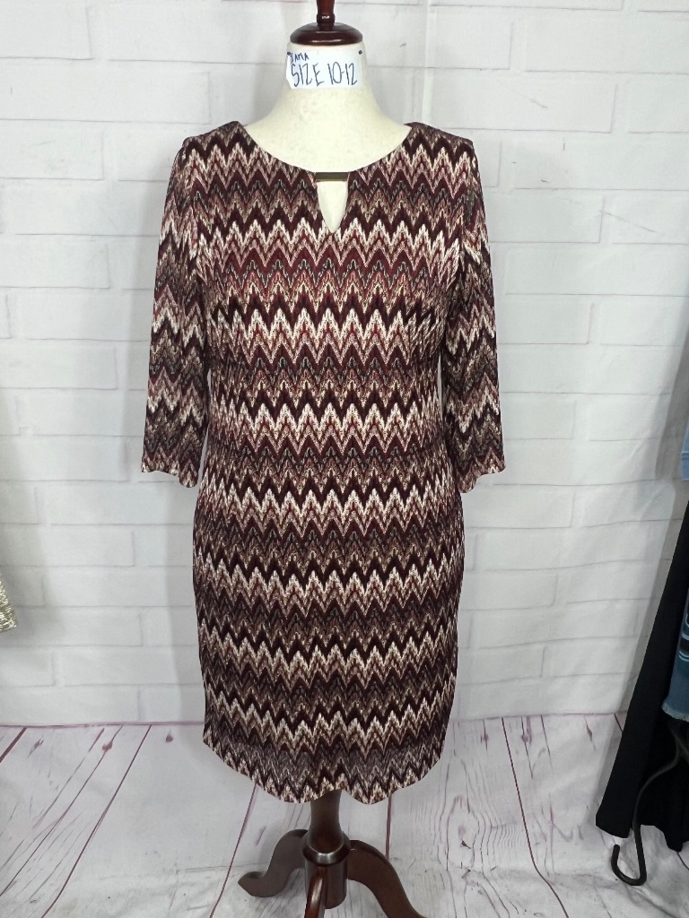 👗|•SANDRA DARREN•| Comfy Pull On Stretch Dress Size 12👗